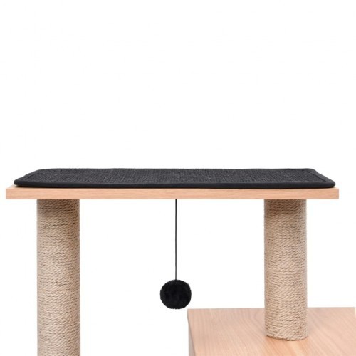 arranhador de gato preto