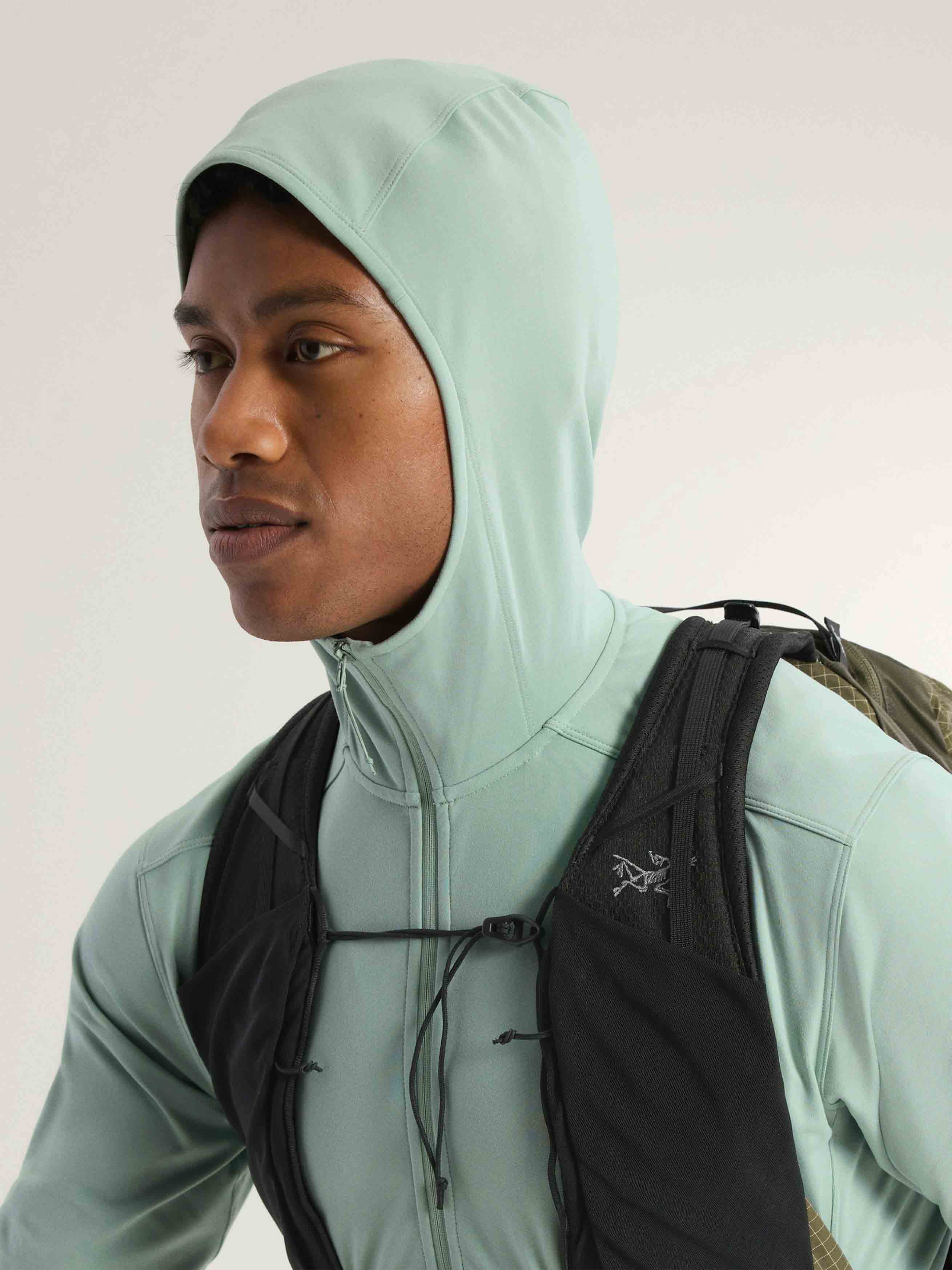 Kyanite Lightweight Hoody Herre Stone Green