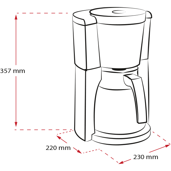 LOOK® Therm Selection|Filterkaffeemaschine Weiß
