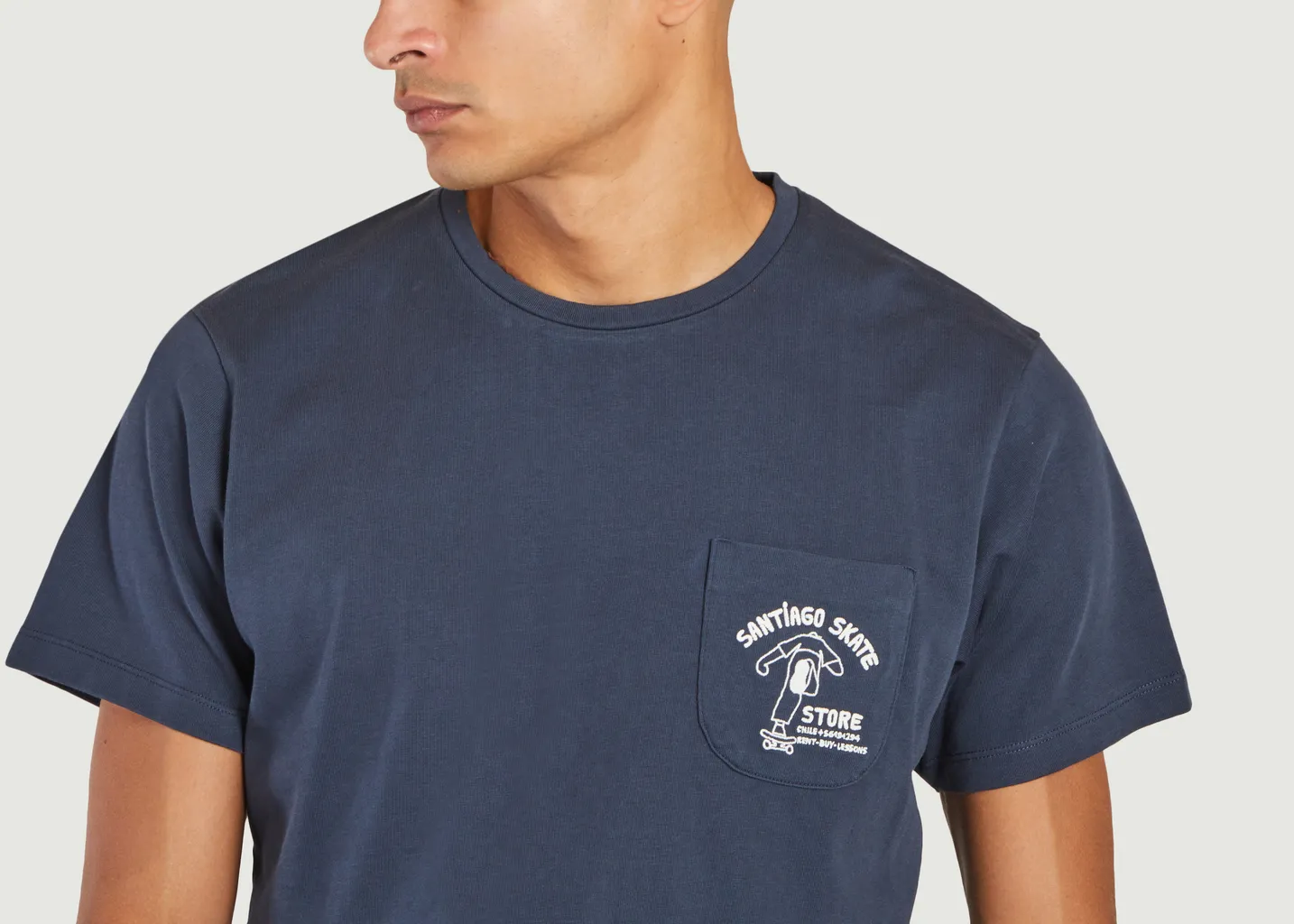 T-shirt avec poche brodée Odil Cuisse de Grenouille