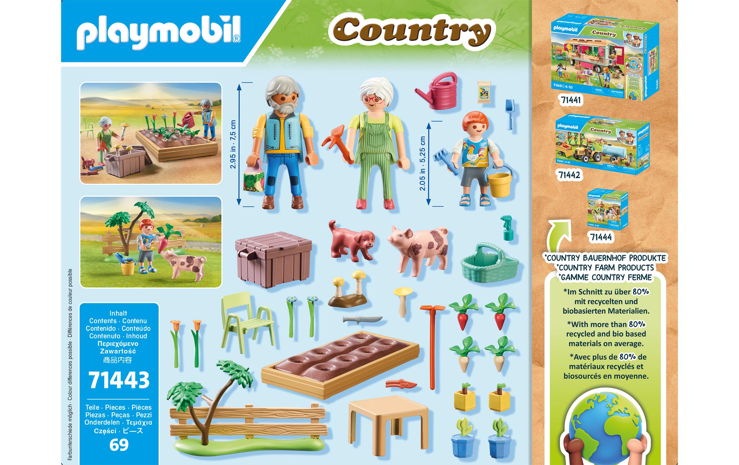 Country Idyllischer Gemüsegarten 71443Detailreiches Spielset bei den Grosseltern