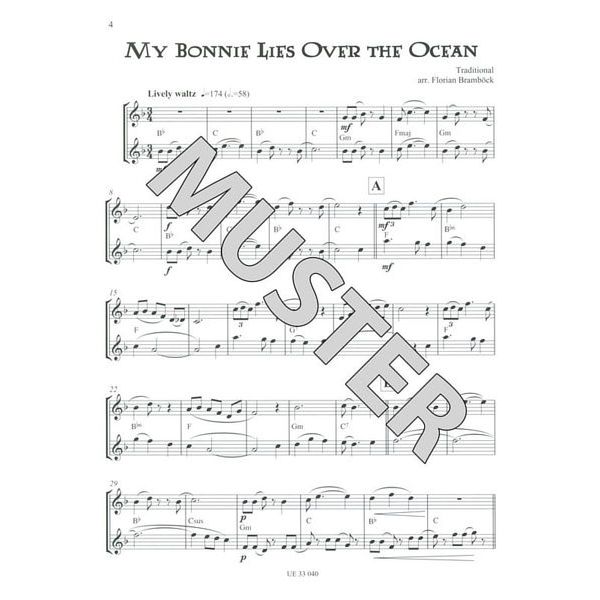 Universal Edition Celtic Flute Duets