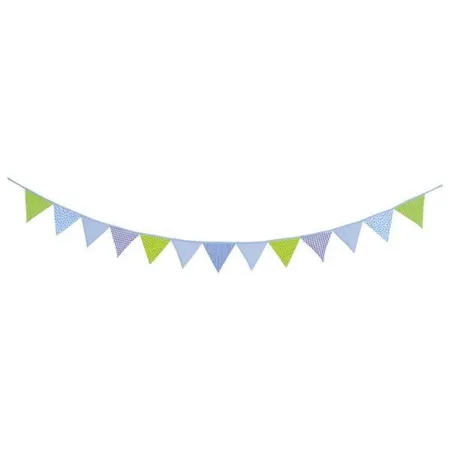 goki Wimpelkette blau-grün