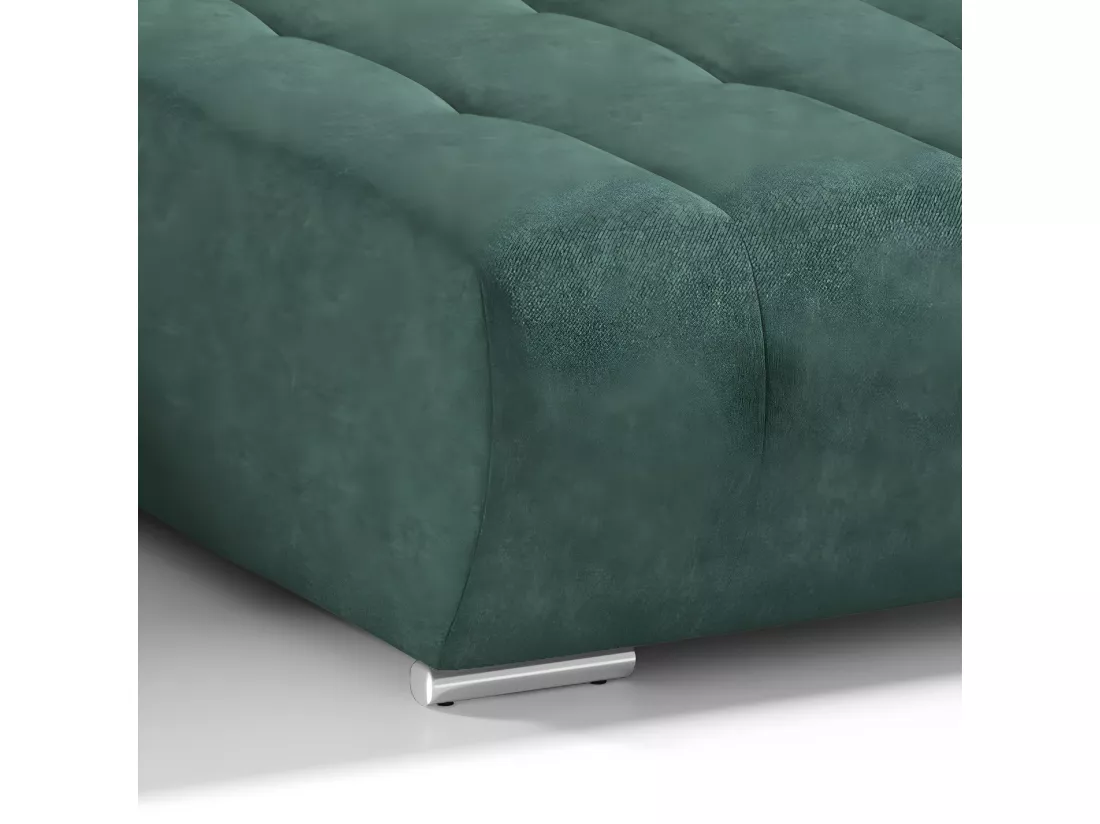 Canapé U 5 places convertible coffre Jonas Vert
