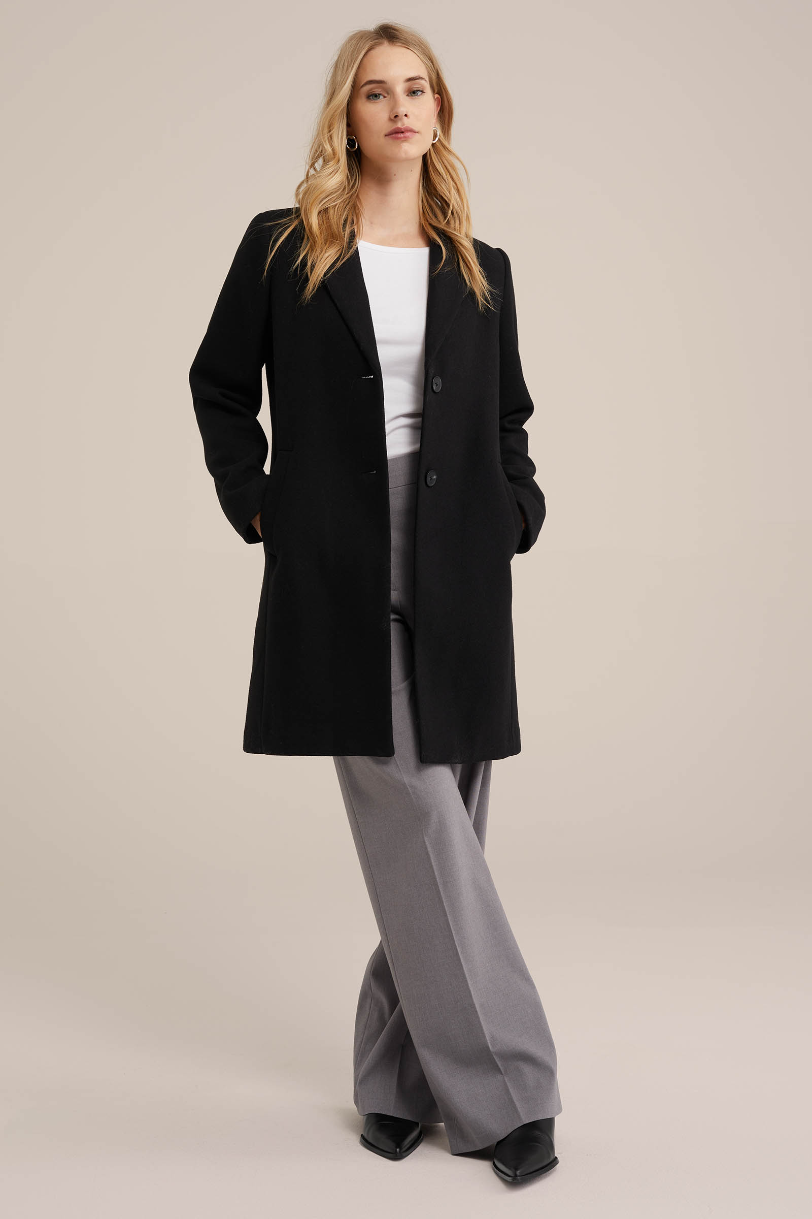 jas van wolmix WE Fashion Zwart