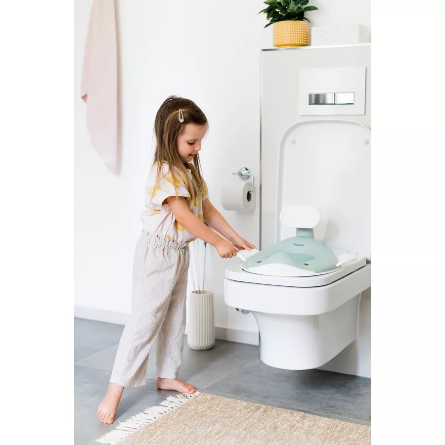 KINDSGUT Toilettenaufsatz Wal aquamarin