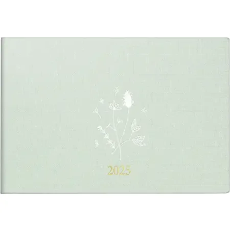 rido/idé Taschenkalender Mod. Septimus '25 „Wild Flowers“ | A6 quer, Textil