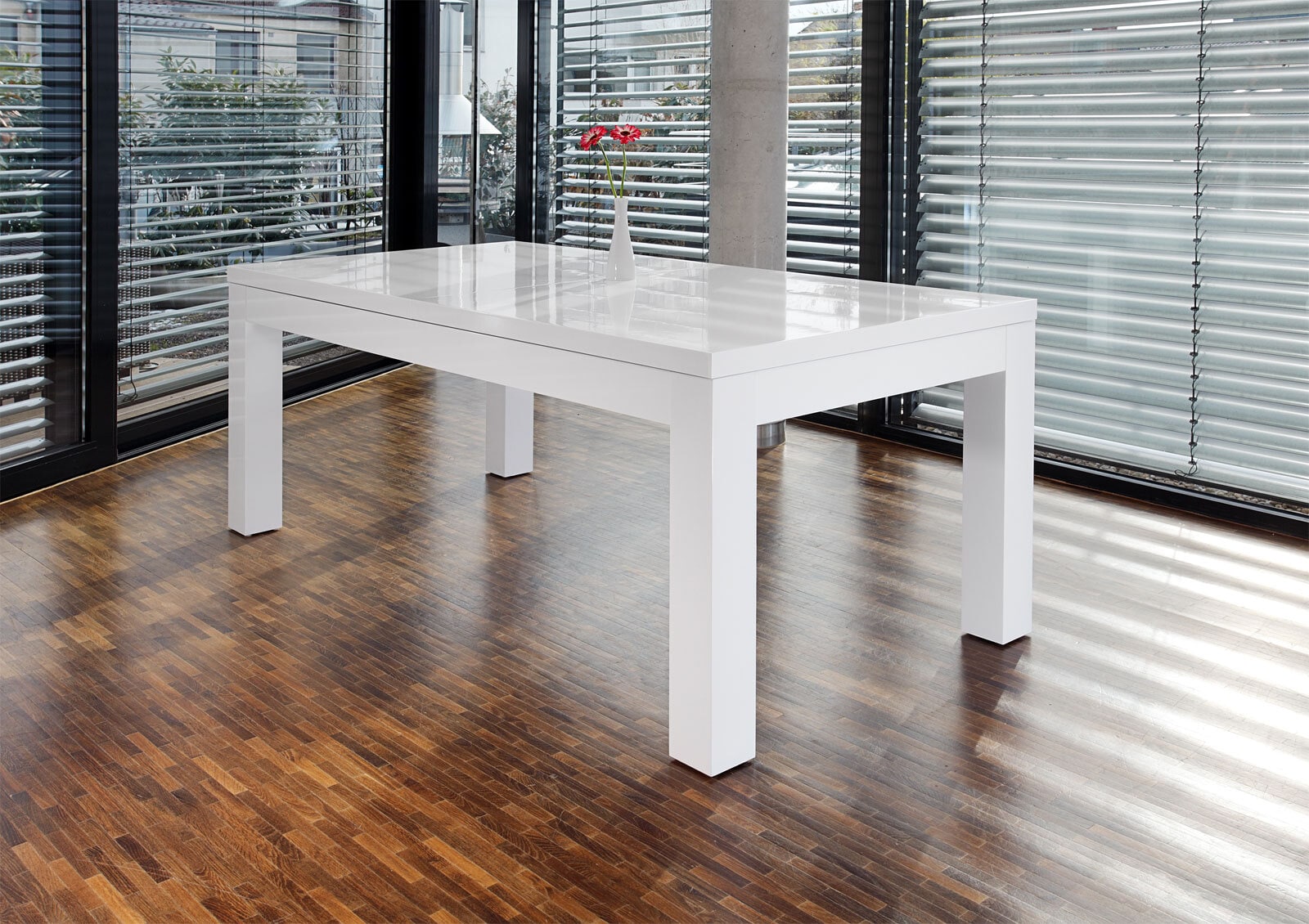 CASAVANTI Esstisch 180-260 x 90 cm weiß