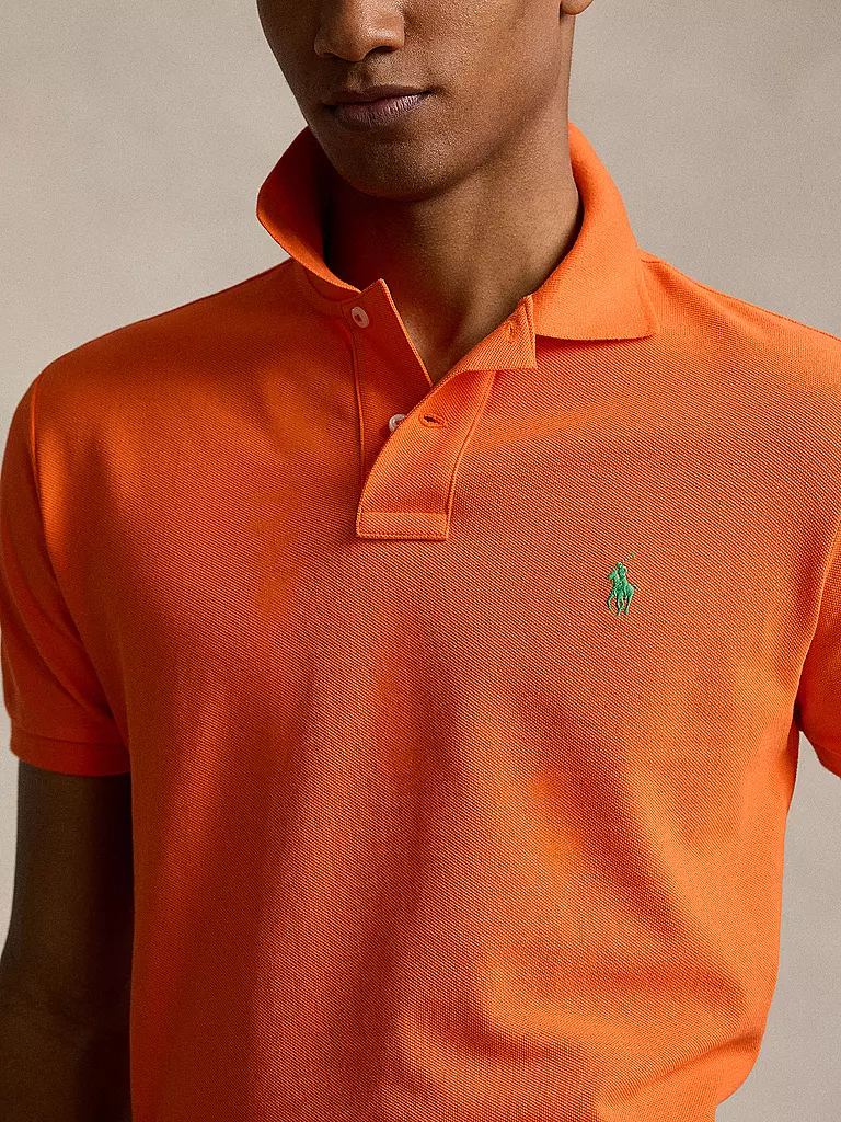 POLO RALPH LAUREN Poloshirt Custom Slim Fit orange
