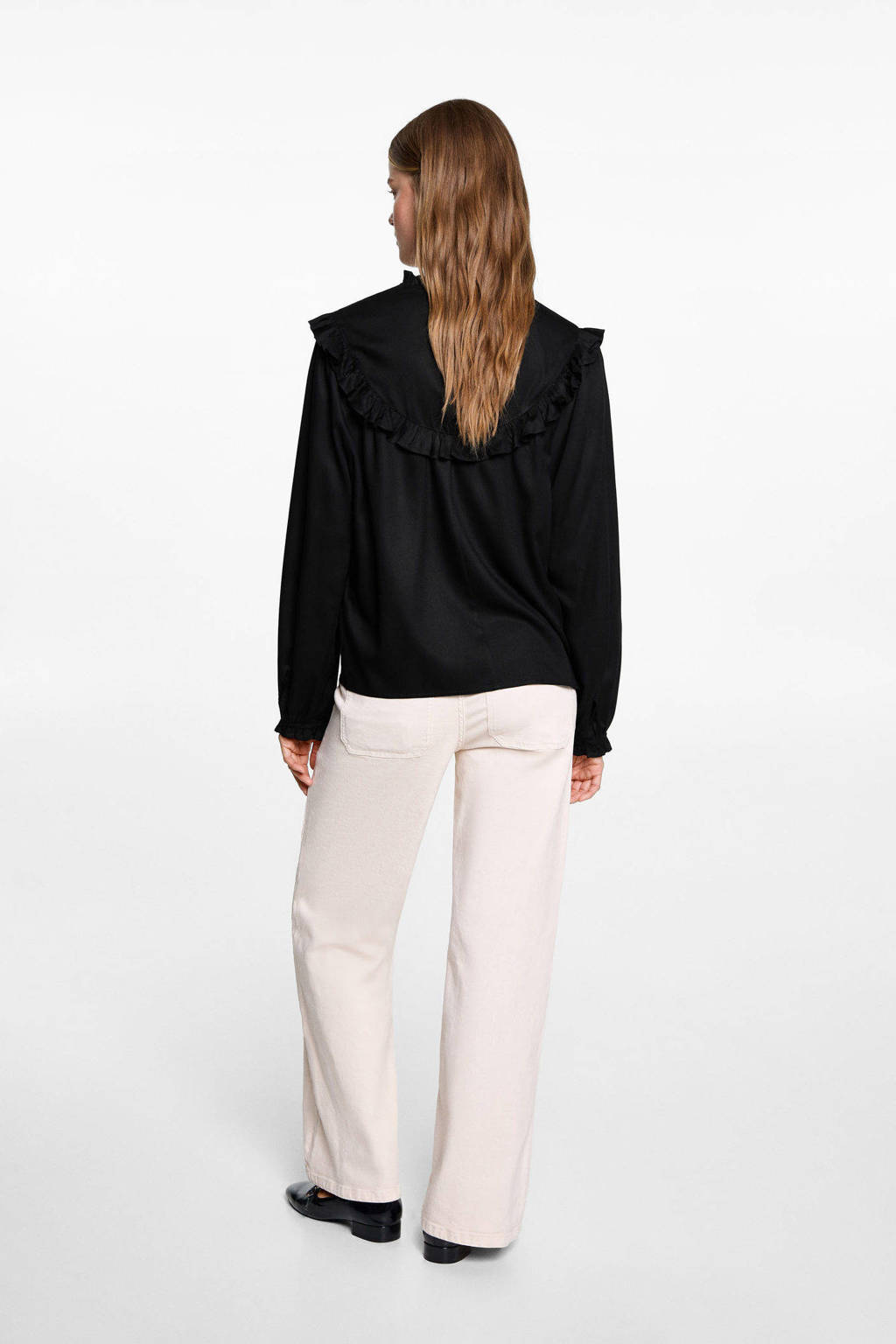 MANGO TEEN blousetop zwart
