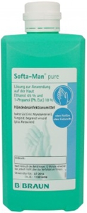 SOFTA-MAN Pure Händedesinfektionsmittel, 1 lt