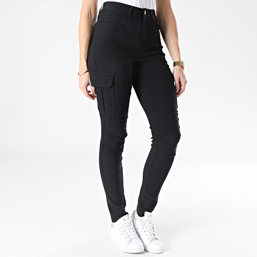Pantalon Cargo Femme Slim Debbie Noir