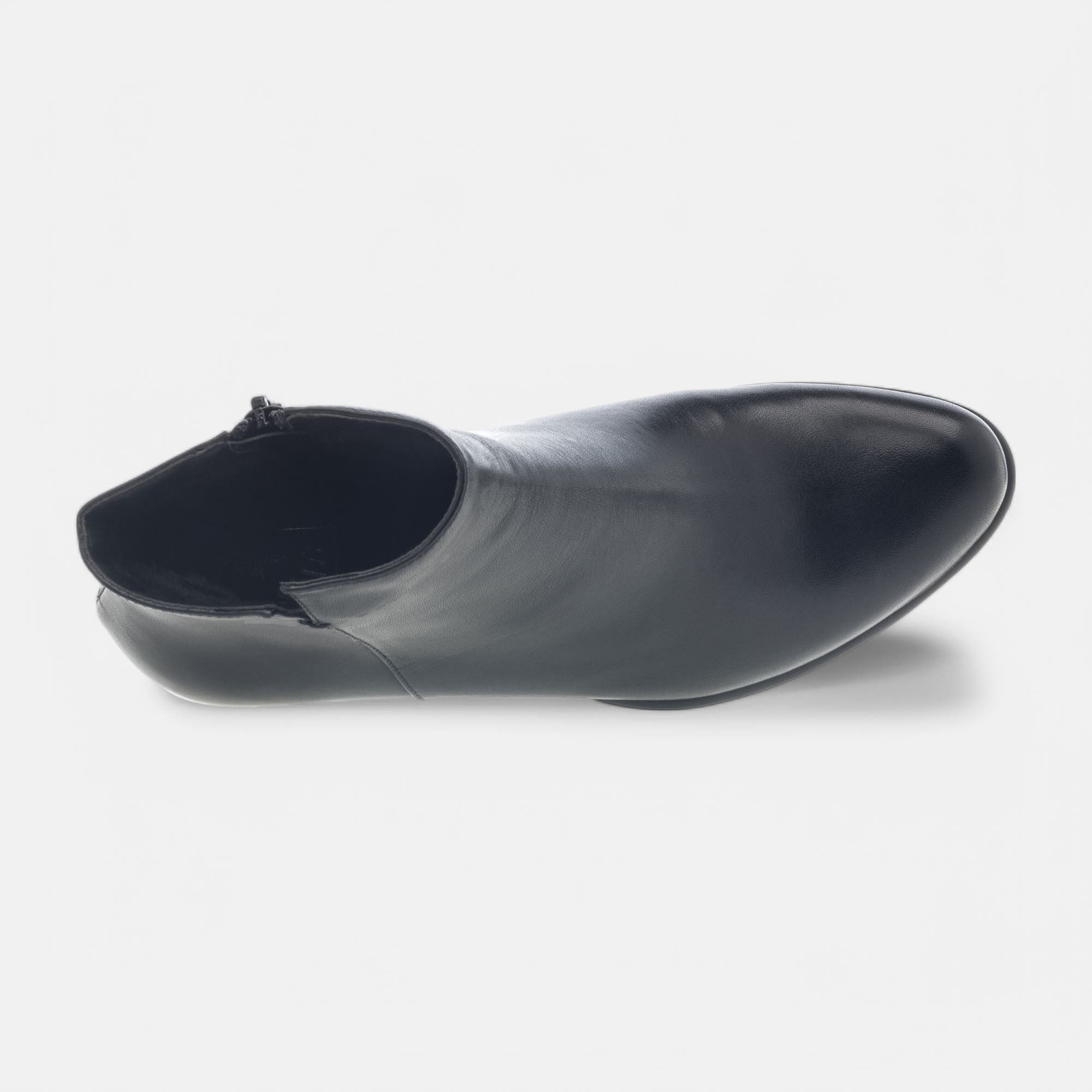 Bottines Femme en cuir noir