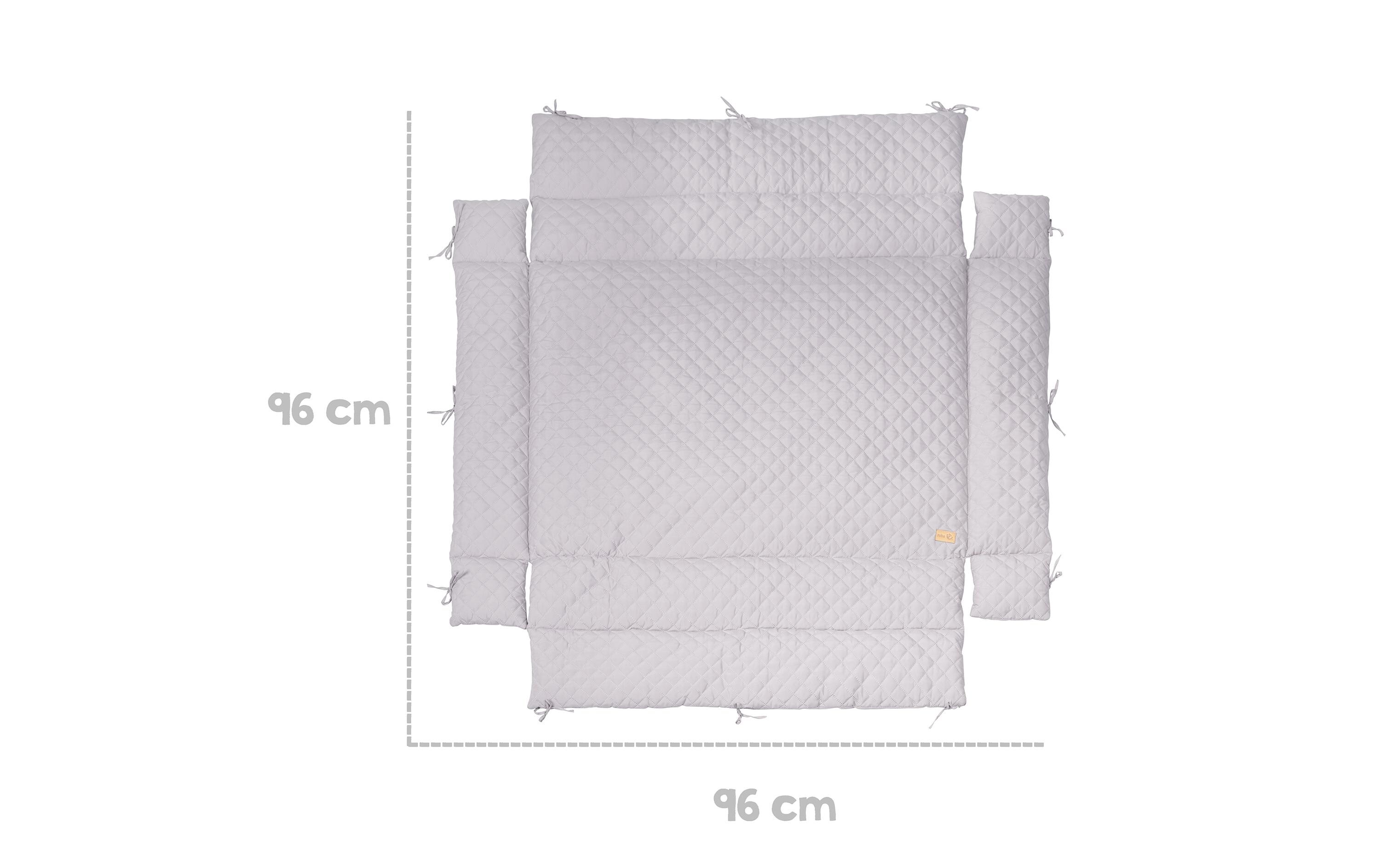 Laufgittermatte universal Silbergrau 75 - 100 x 100 cmLaufgittereinlage für 2 Laufgittergrössen