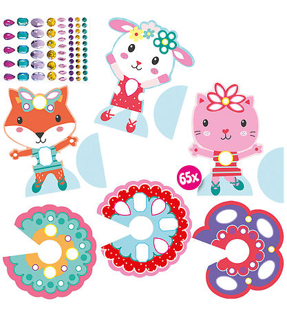 SES Creative Diamantmosaik - Tanzende Tiere