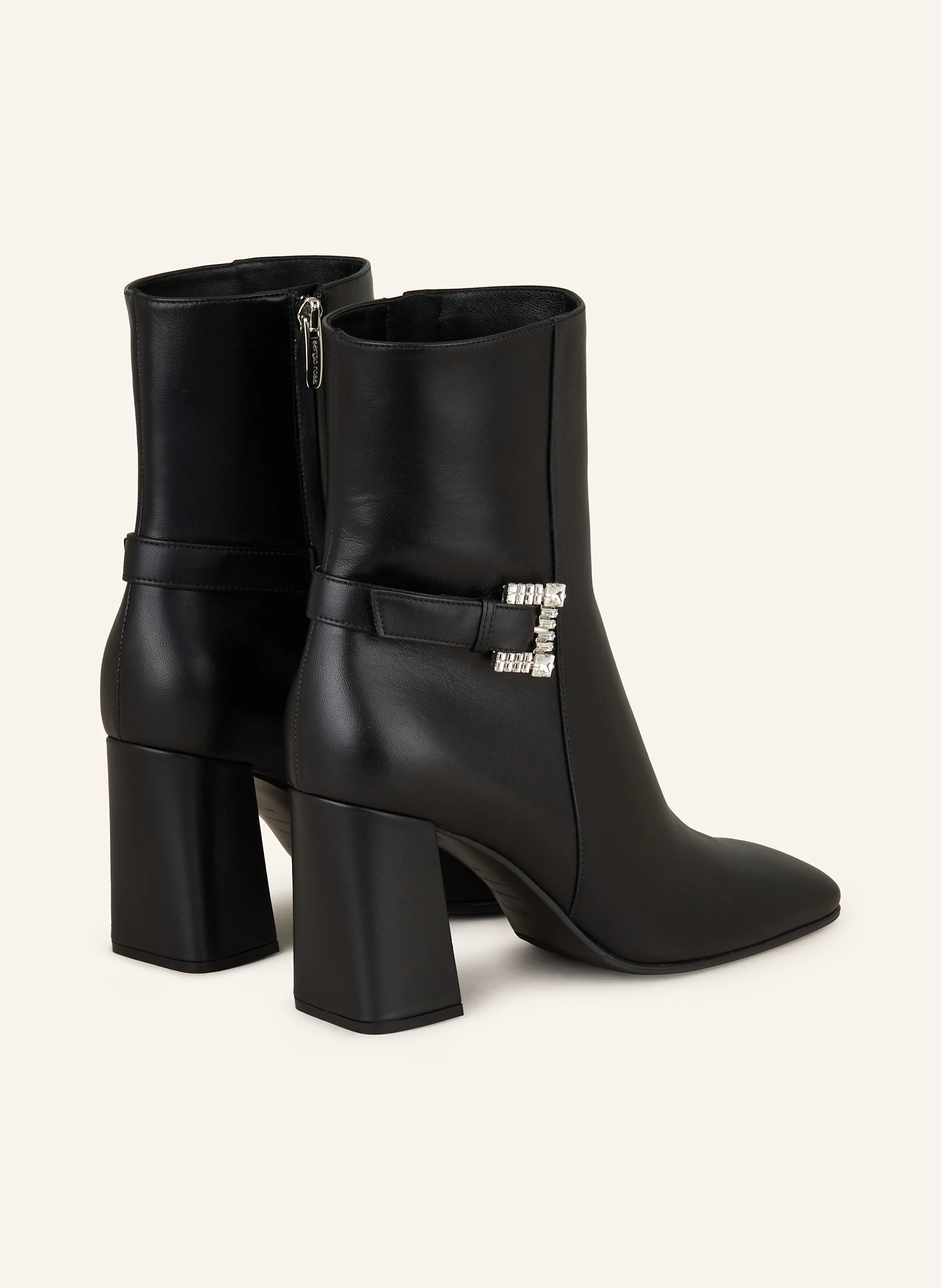 sergio rossi Stiefeletten mit Schmucksteinen