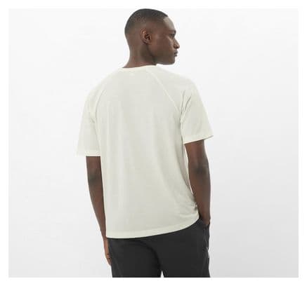 Maillot manches courtes Salomon SHKout Core Blanc Homme
