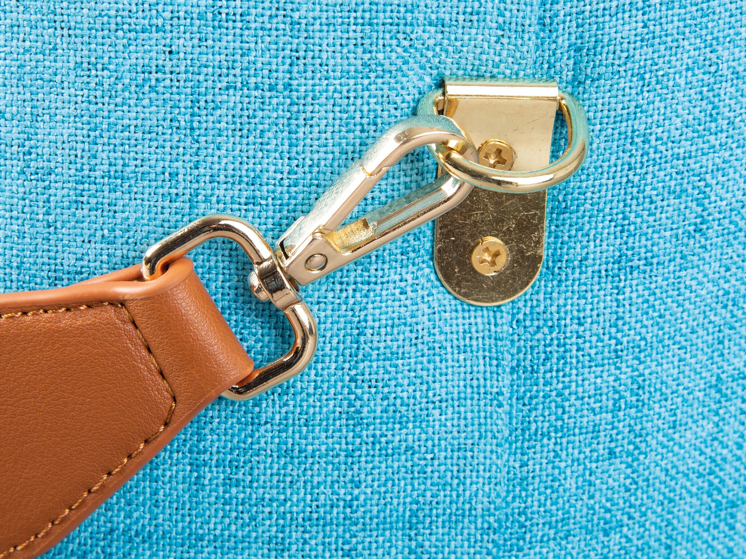Inter Link Hocker Dilia mit Stauraum und Griff in Ocean Blue