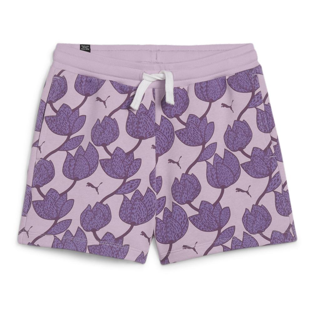 Puma Short Mauve Fille Puma Blossom