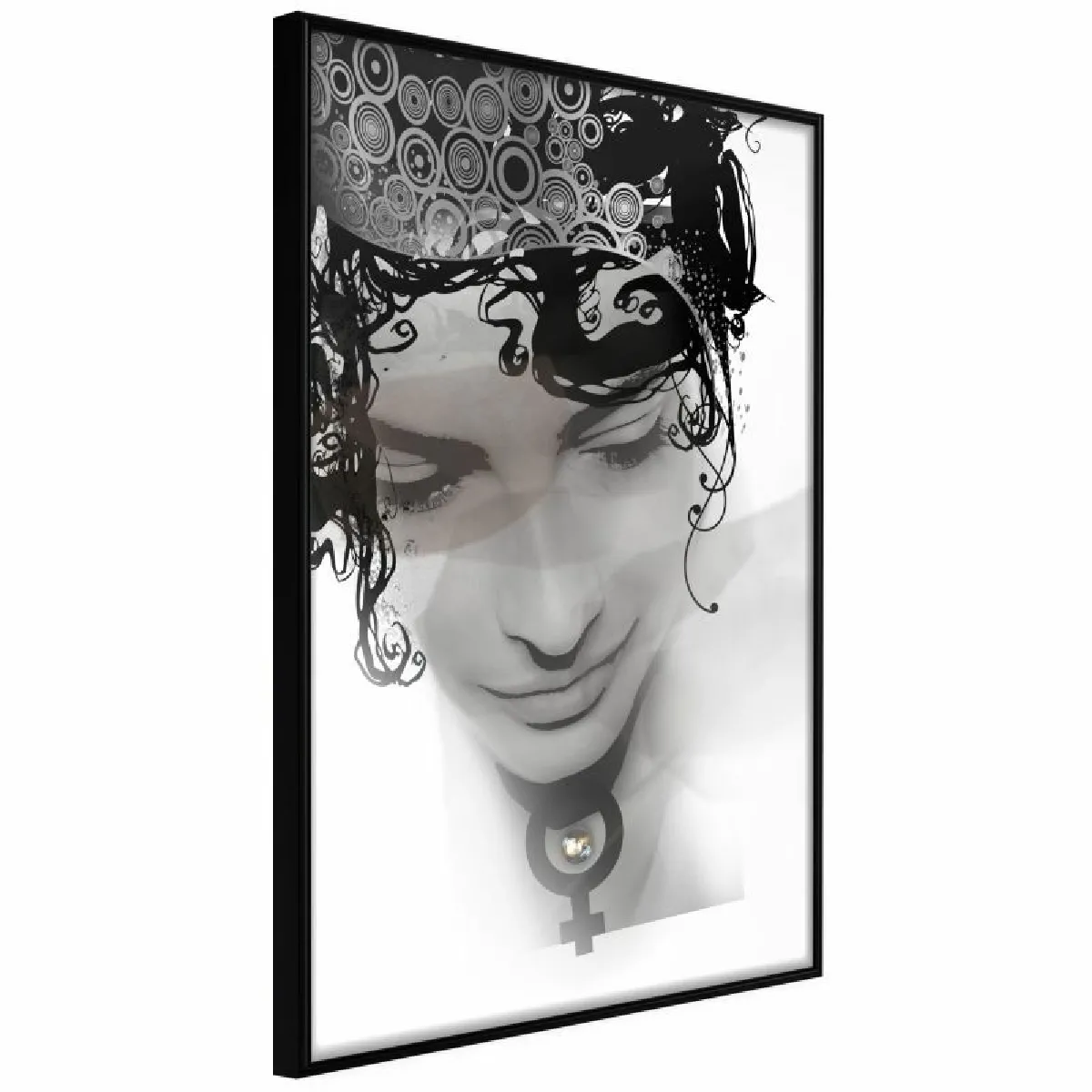 Paris Prix Affiche Delicate Features - Noir