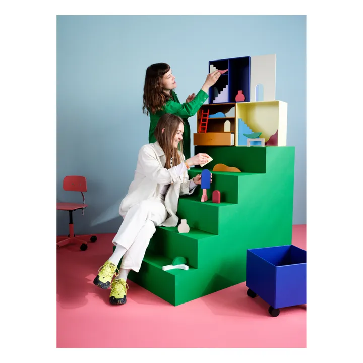 Montana Furniture Coffre de rangement Playbox pour enfant | Bleu roi