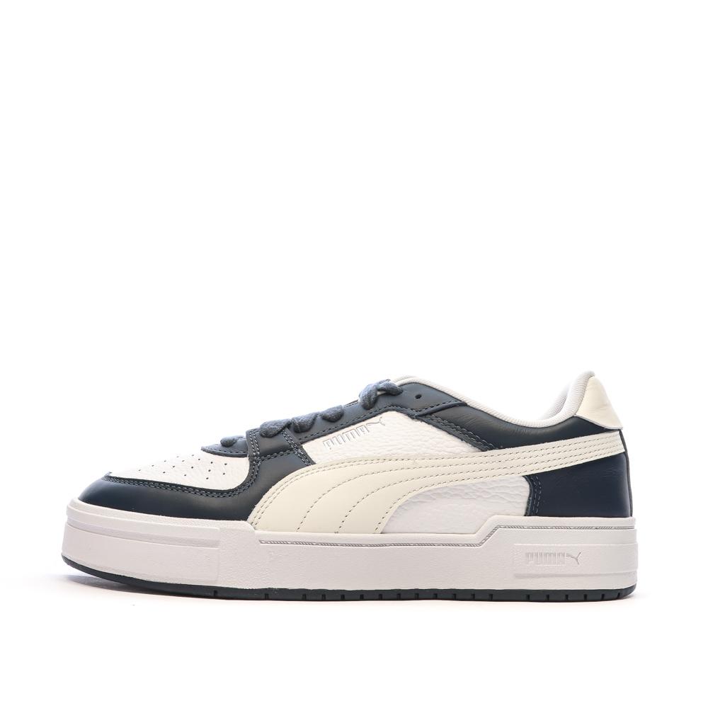 Puma Baskets Blanches/Marine Homme Puma Pro Classic