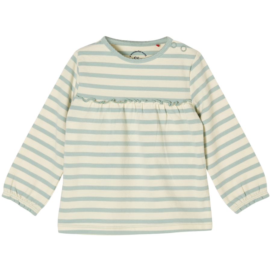 s.Oliver Langarmshirt aqua stripes