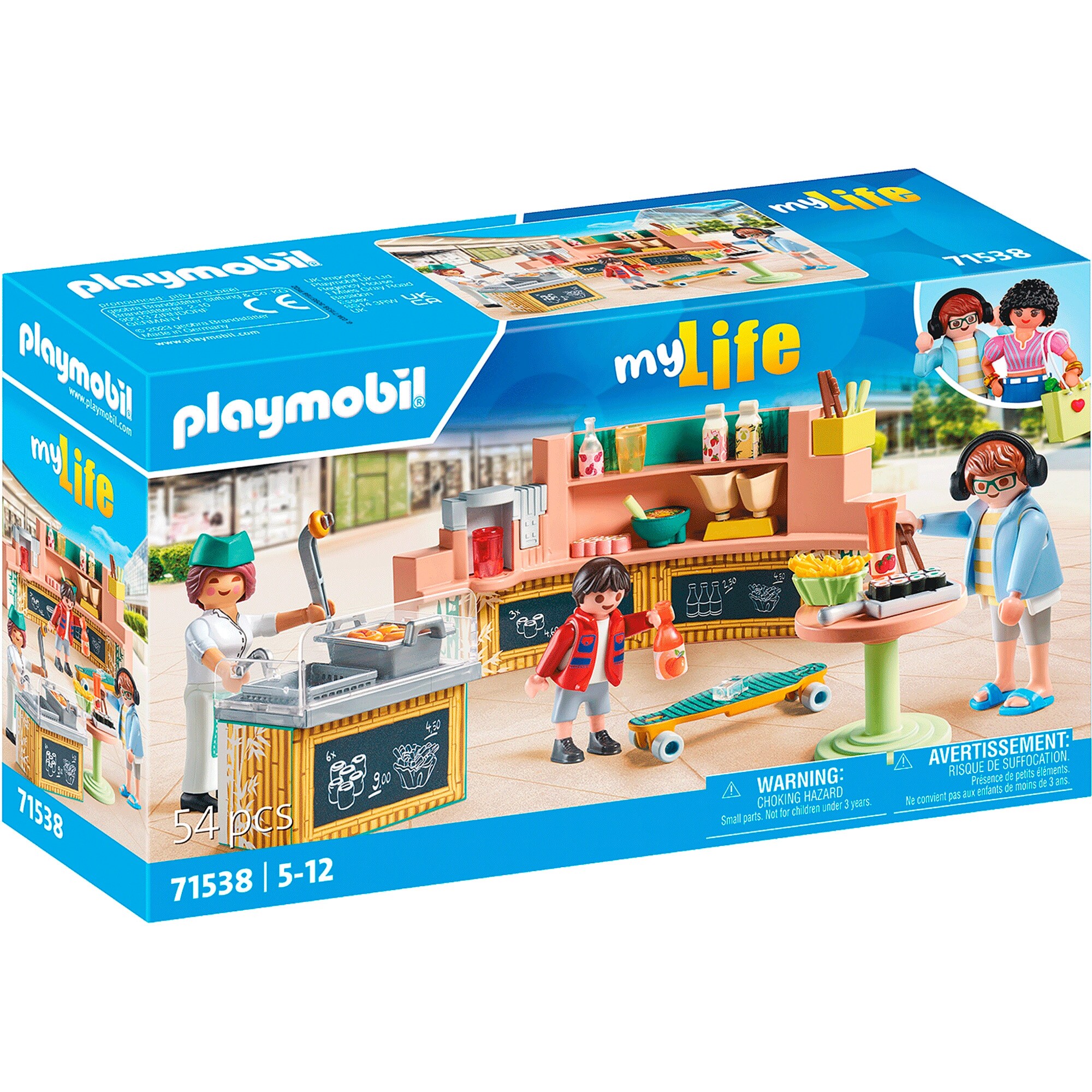 PLAYMOBIL Konstruktionsspielzeug myLife Food Lounge