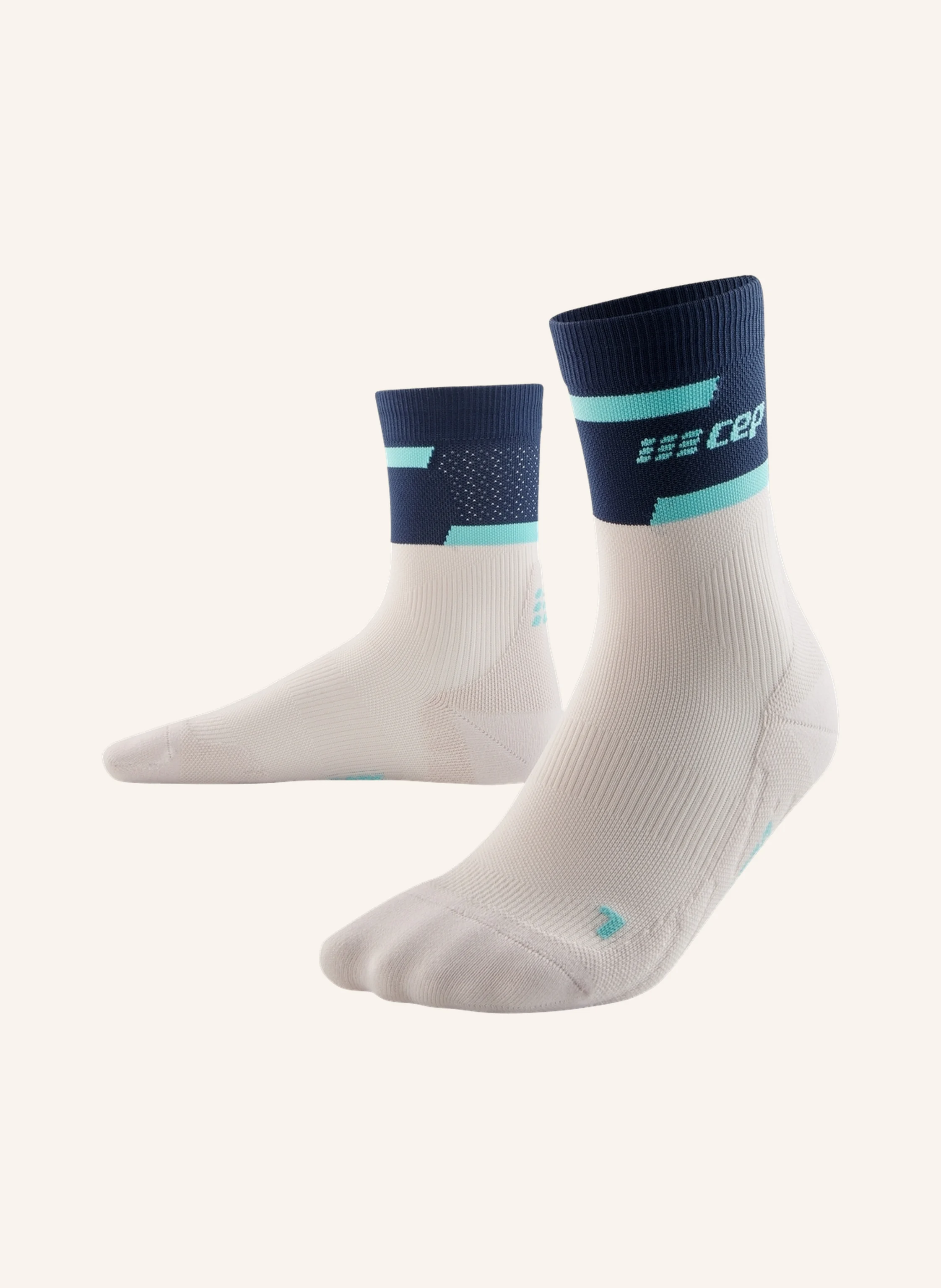 cep Laufsocken THE RUN MID CUT mit Kompression