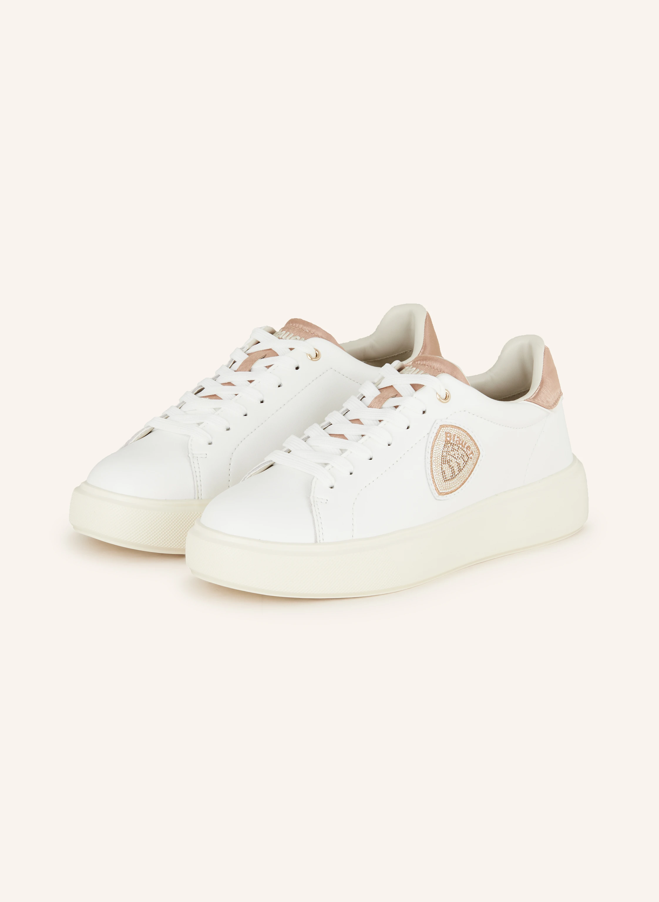 Blauer Sneaker VENUS mit Schmucksteinen