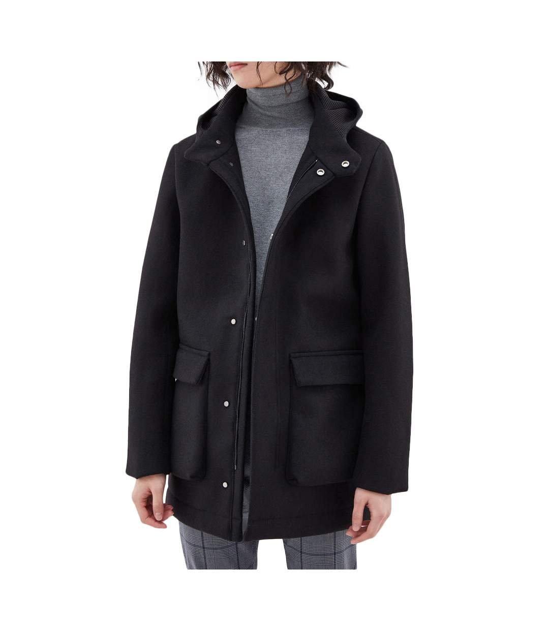 Manteau Noir Homme Teddy Smith Edward