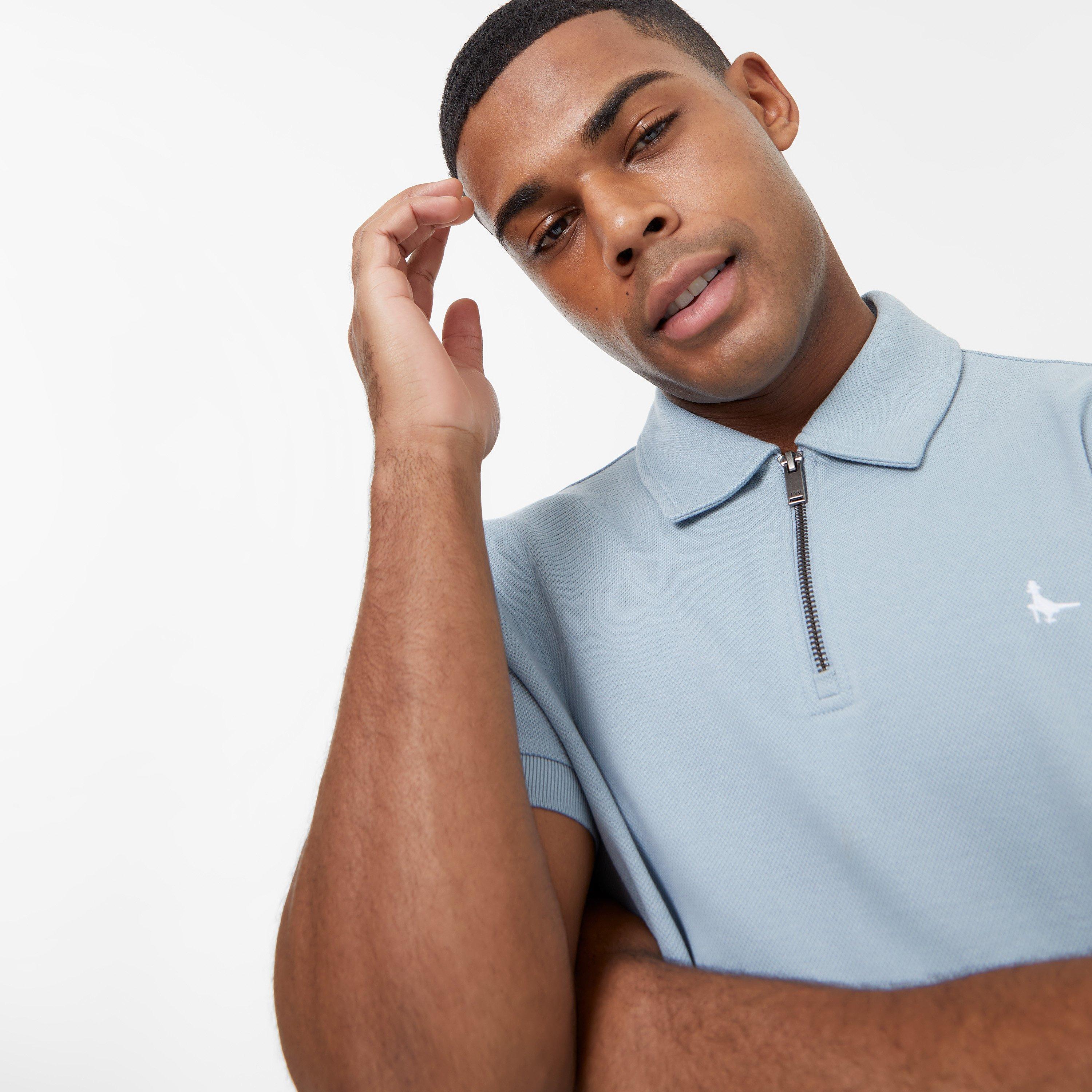 Jack Wills JW Zip Polo T Shirt