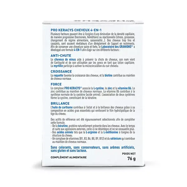 Granions Pro Keracys Hair 4 em 1 270 comprimidos