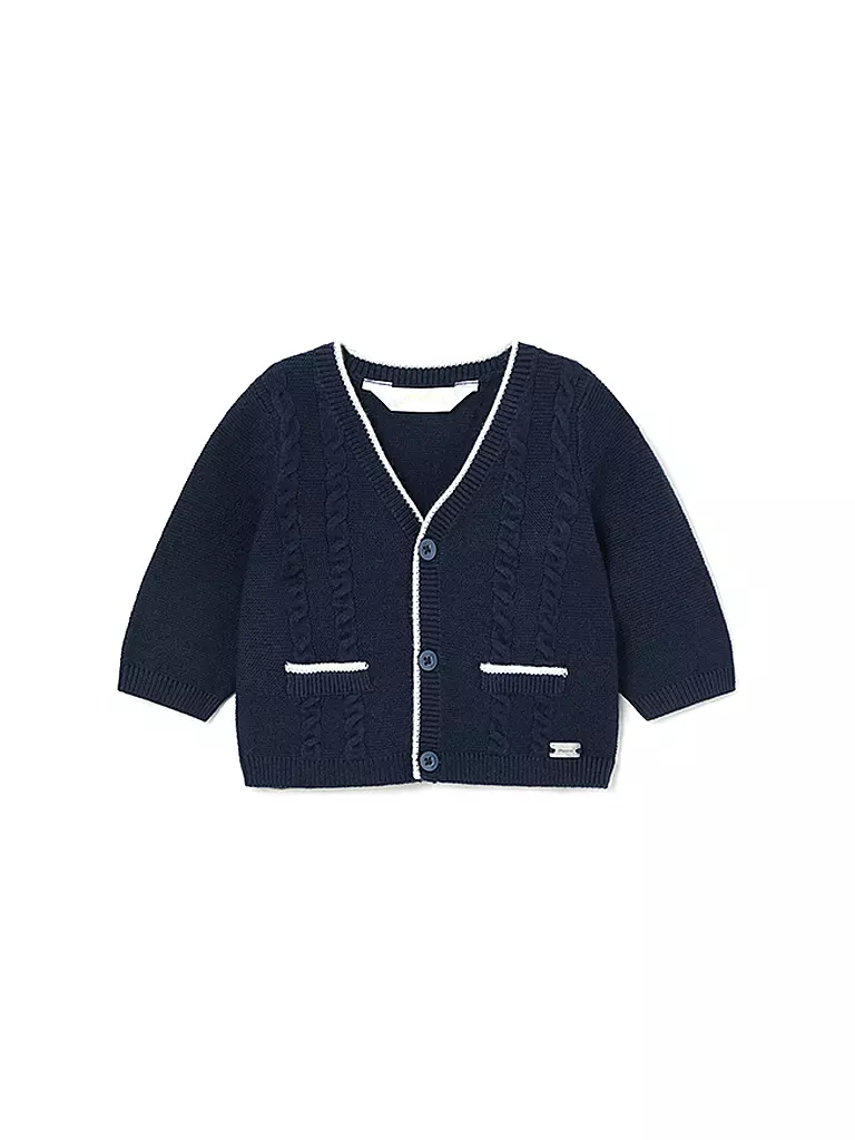 MAYORAL Baby Strickweste dunkelblau