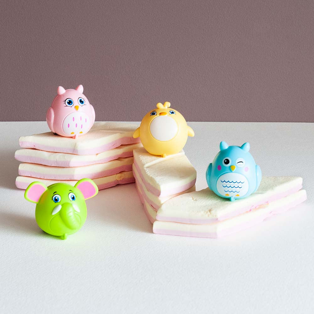 Uitdeelcadeautjes Race Dieren 5cm 4st