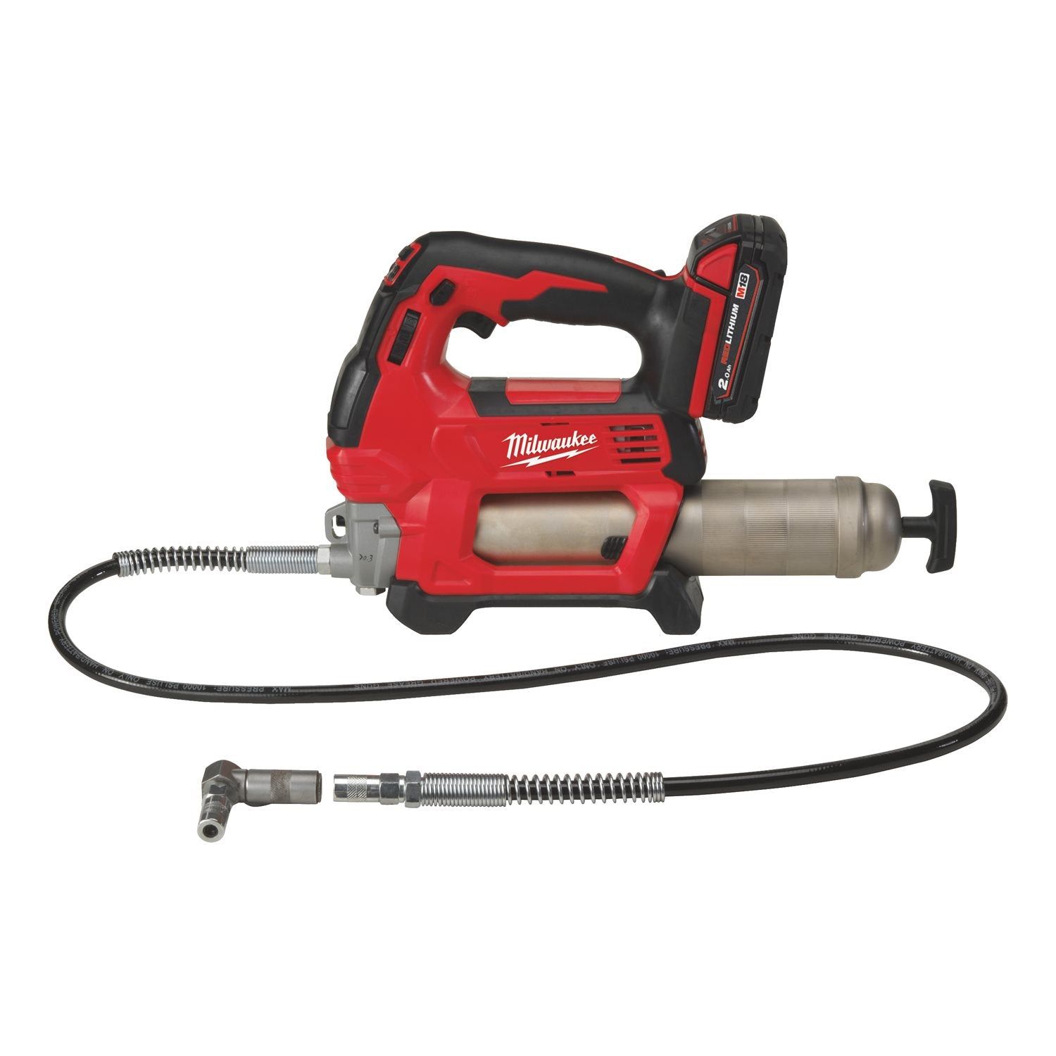 Milwaukee M18 GG-201C Accu Vetspuit Heavy Duty 18V 2.0Ah in koffer - 4933440490