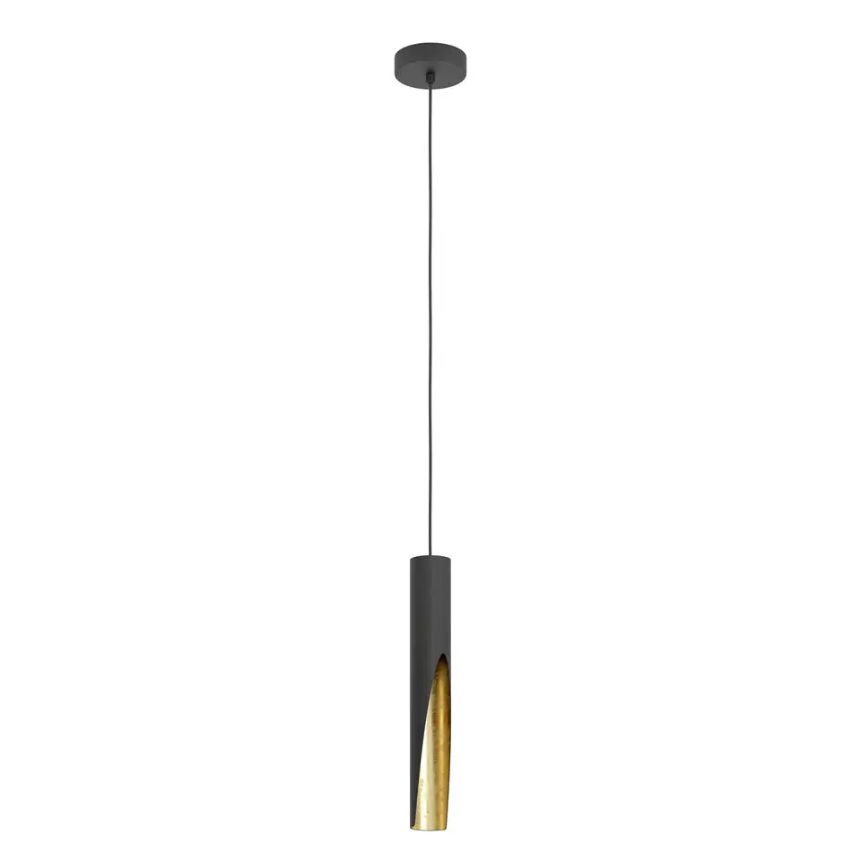 EGLO Barbotto hanglamp - GU10 - Zwart, goud