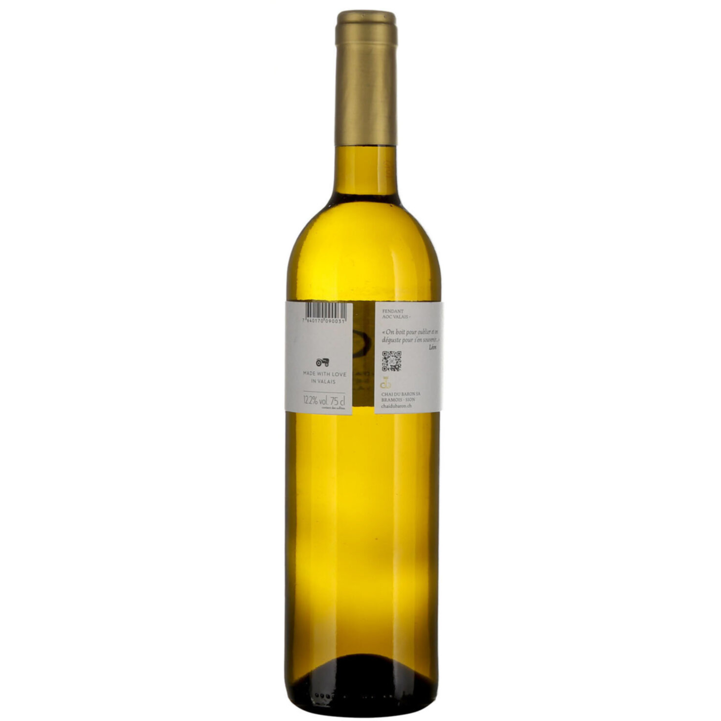 Valais AOC Fendant Leon Chai du Baron -75cl
