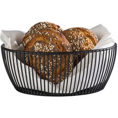 Corbeille à pain et à fruits Svart, ovale