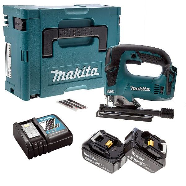 Makita DJV182RTJ 18V Li-ion accu decoupeerzaag set (2x5.0Ah) in Mbox - koolborstelloos