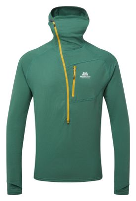 Polaire à Capuche Homme Mountain Equipment Eclipse Zip T Vert