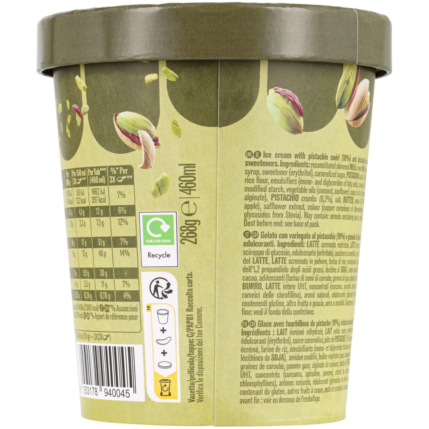 Lec Swirly Pistachi-oh! Becher