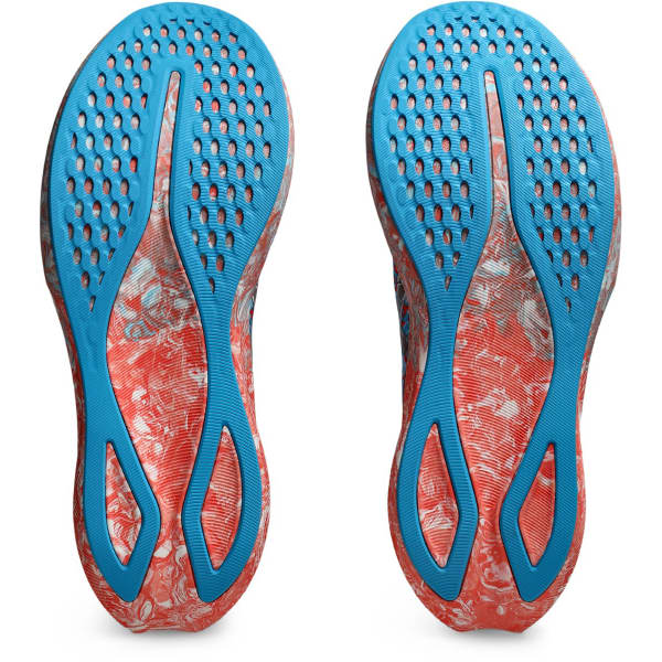 Chaussure running ASICS NOOSA TRI 16 WHITE/SUNRISE RED
