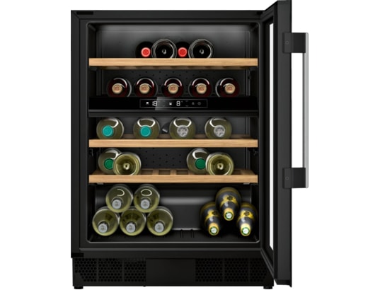 NEFF - Cave à vin encastrable de service KU9213HG0 N70, double zone, 44 bouteilles