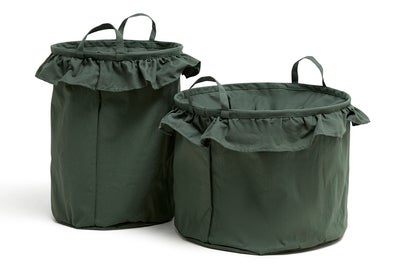 Alice & Fox DEMI Oppbevaringskurv 2-pack, Dusty Green