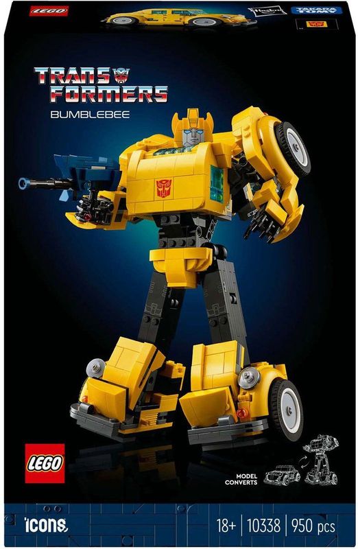 LEGO Icons - Transformers Bumblebee - Actiefiguur - Bouwpakket voor Volwassenen