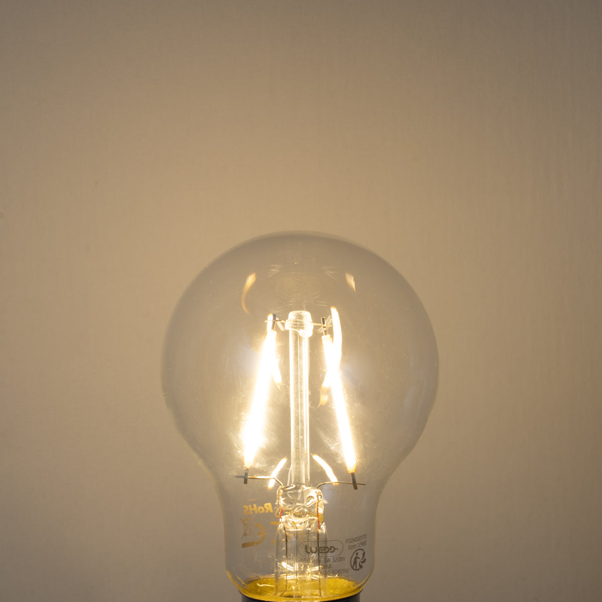 LUEDD Set van 5 E27 LED lampen A60 helder 3W 320 lm 2700K