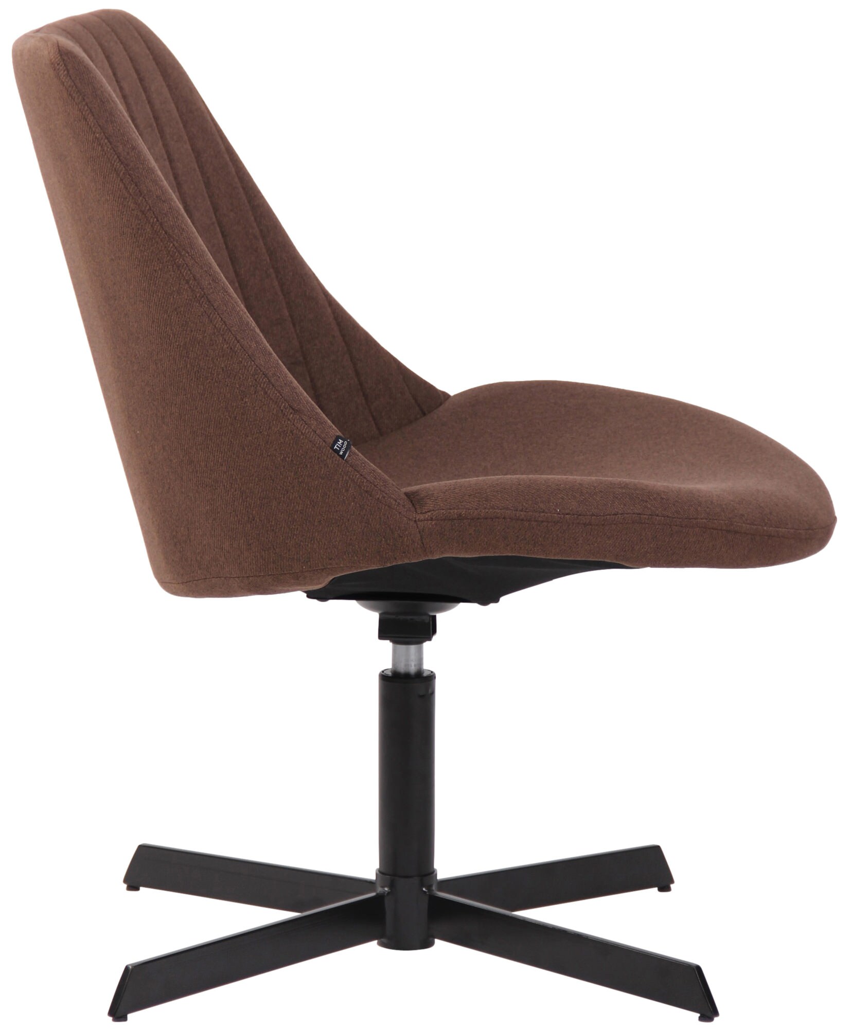 CLP Lounger Granby I 360 Grad Drehbarer Relax Sessel Mit Stoffbezug I Ergonomisches Design Mit Bodenschonern I Polsterstuhl Mit Rückenlehne