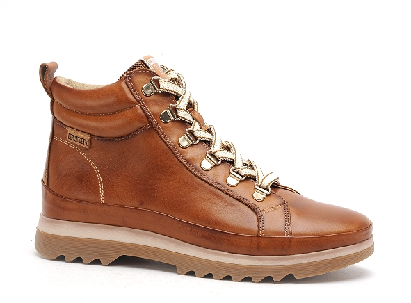 Pikolinos boots bottine plates femme w3w 8564 marron