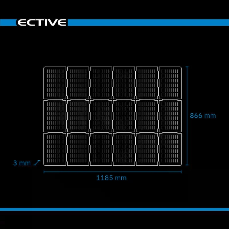 Ective MSP 162 SunGrid faltbares Solarmodul 162 W